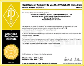 API 证书